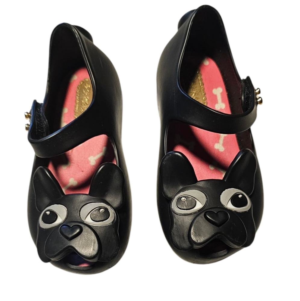 Mini Melissa Ultragirl Black  Frenchie Shoes